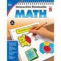 Carson Dellosa Interactive Notebooks - Math Resource Book, Grade 5 104650
